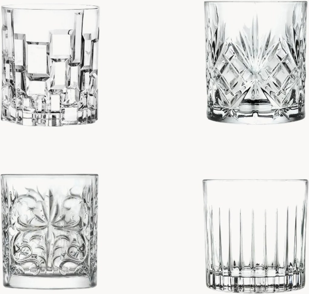 Set di 4 bicchieri in cristallo Mixology
