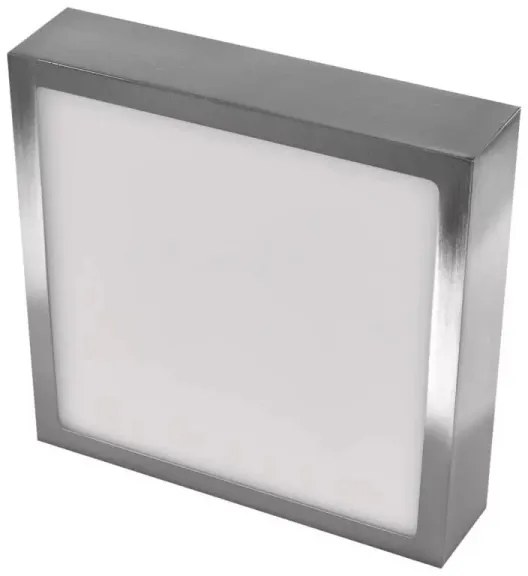 Plafoniera LED LED/12,5W/230V 3000/3500/4000K 17x17 cm cromo