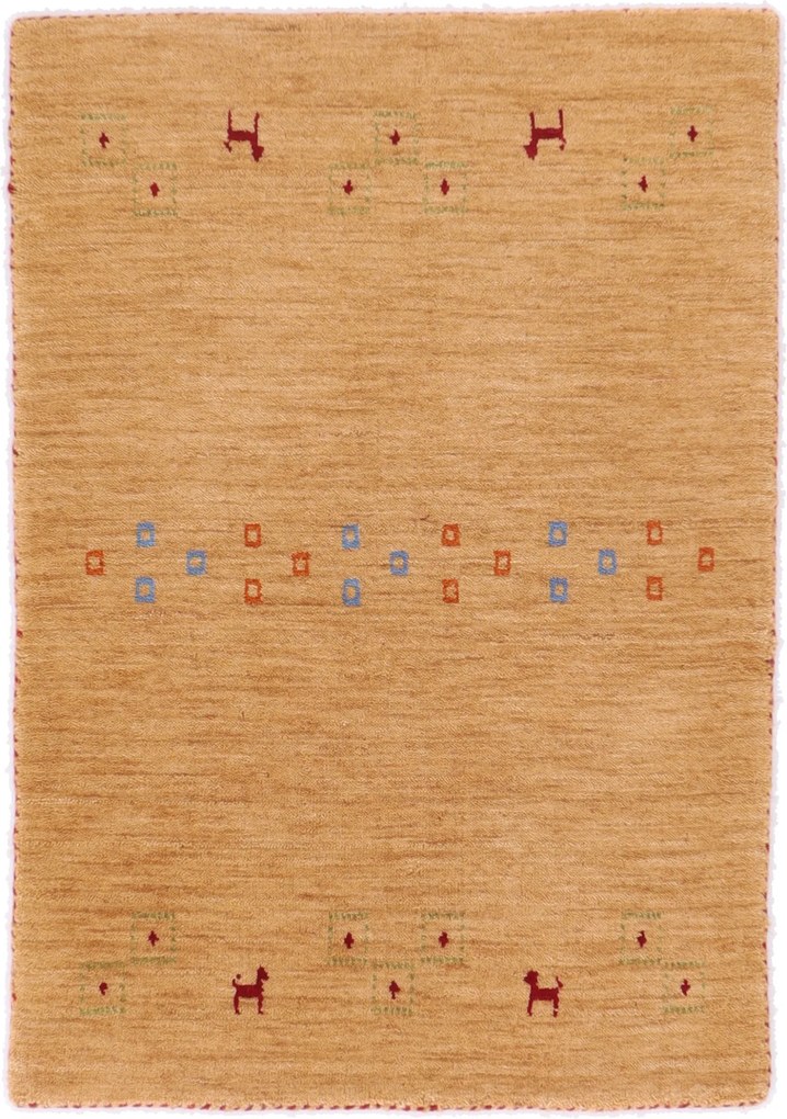 Tappeto 90 x 60 (Indian) Annodato A Mano