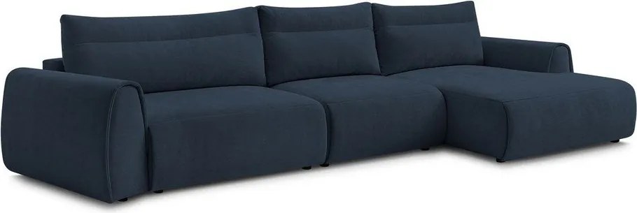 Divano angolare in blu scuro Aden – Bobochic Paris