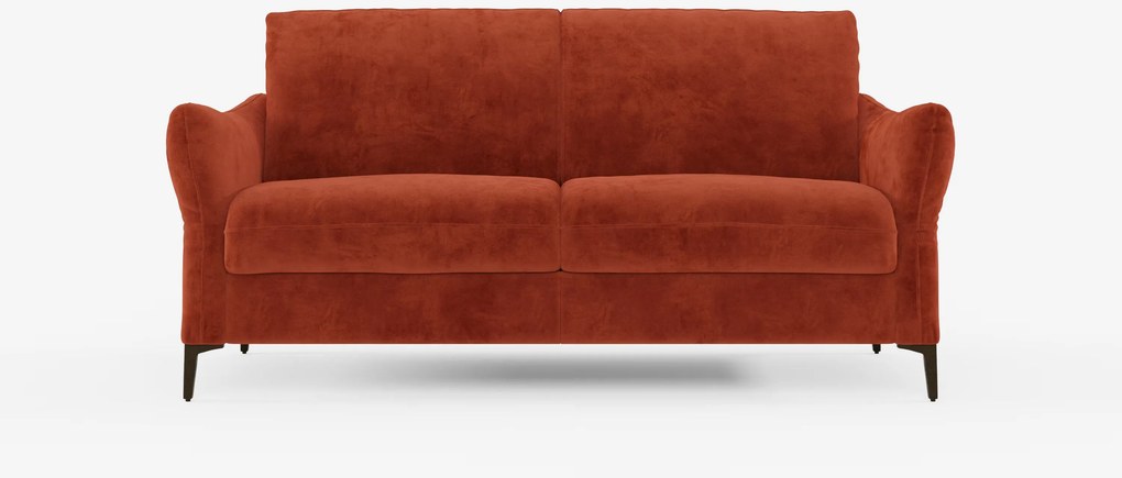 Dalia divano letto 2, 3 e 4 posti con materasso H18 in moderno tessuto vellutino smacchiabile T30
