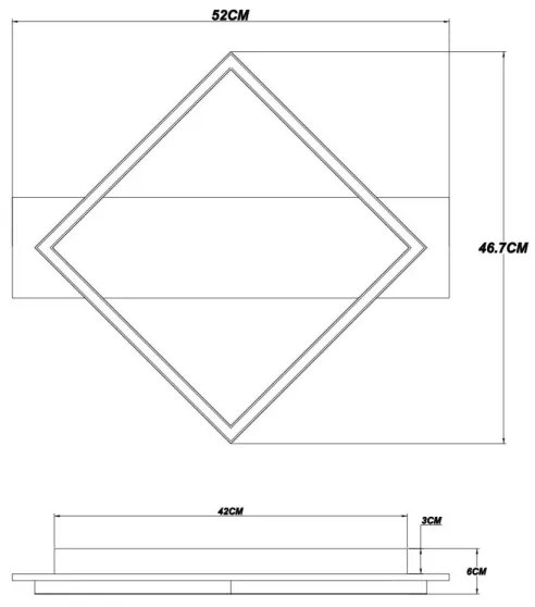 Globo 67330-18 - Plafoniera LED BEATRIX I LED/18W/230V