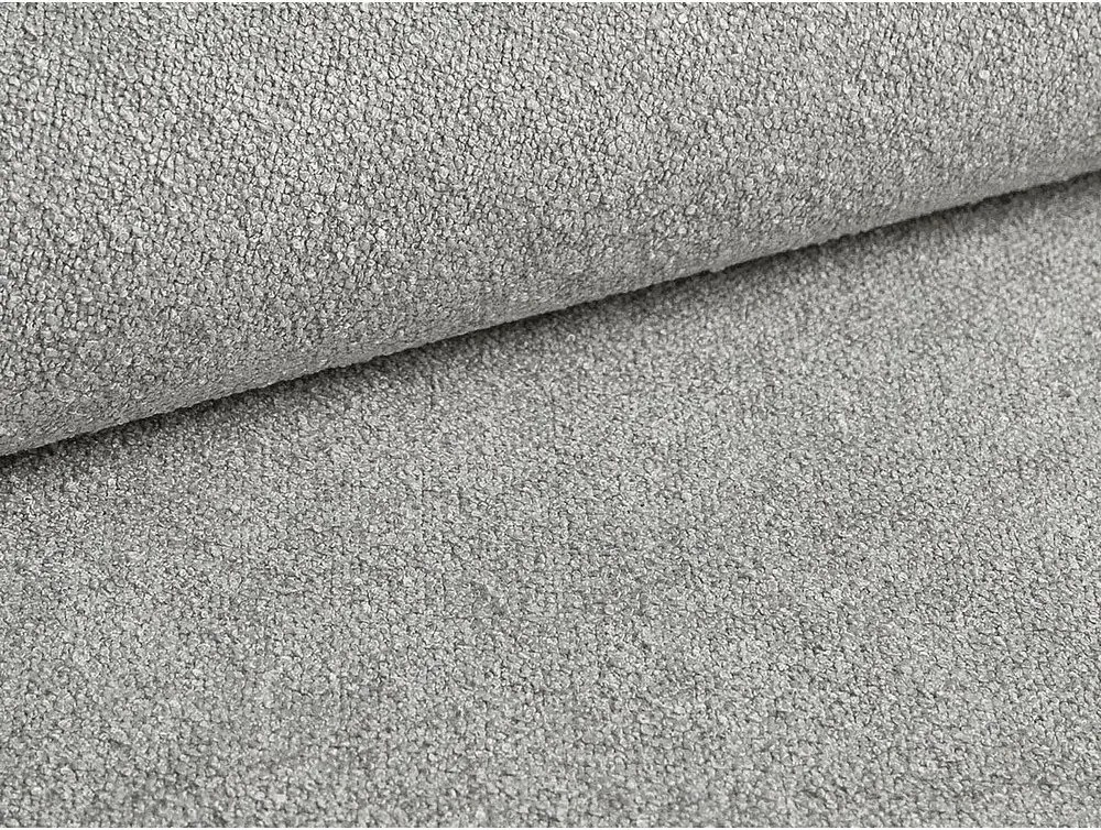 Letto matrimoniale imbottito grigio con contenitore con rete inclusa 200x200 cm Eric – Micadoni