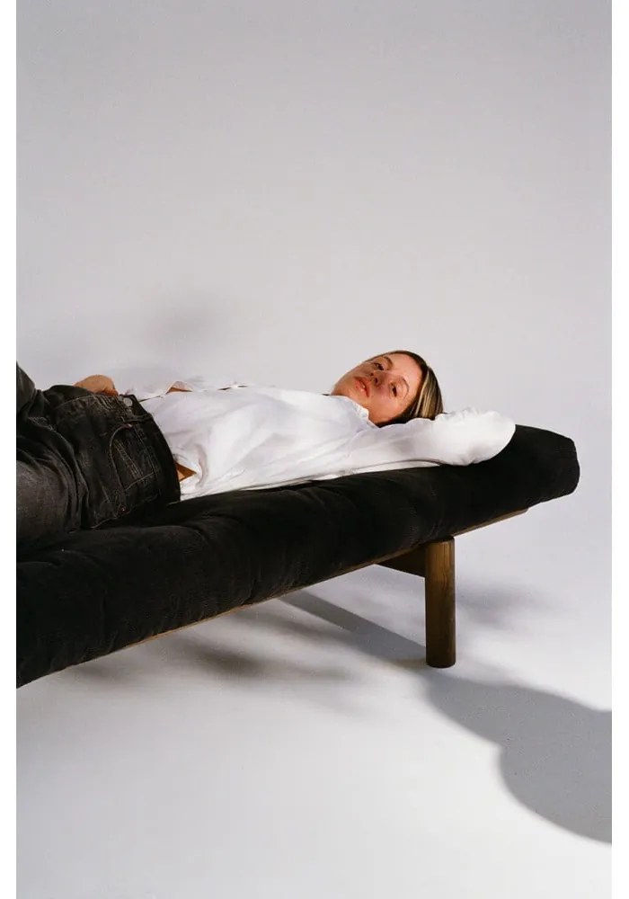 Divano in velluto a coste marrone senape 200 cm Next - Karup Design