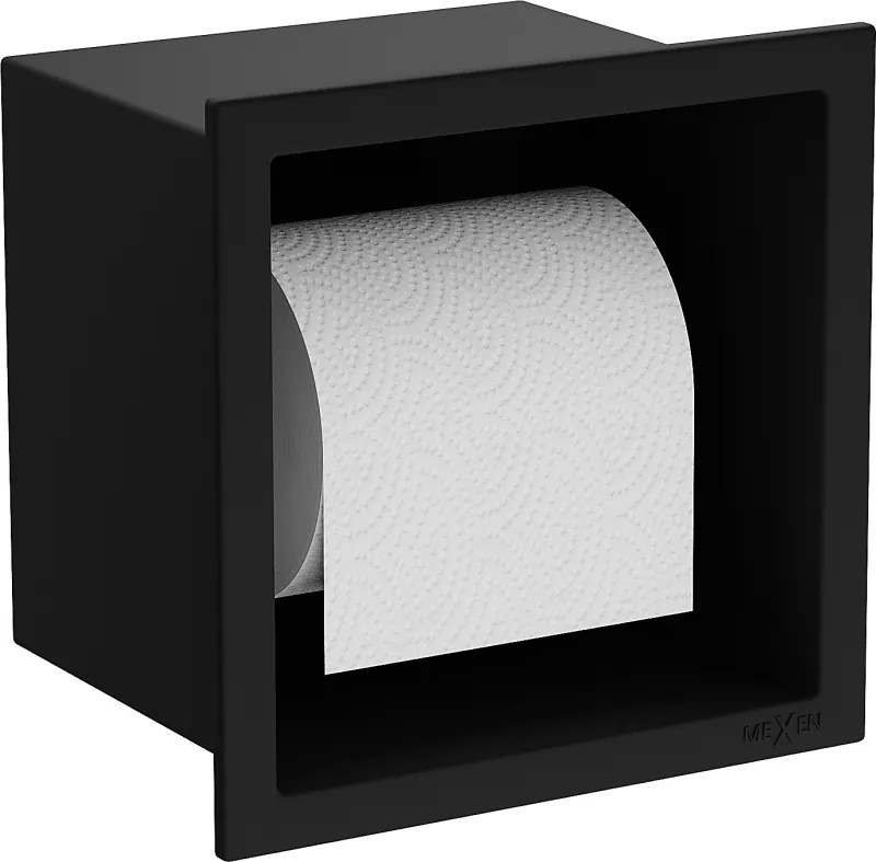 Mexen X-Wall-P porta carta igienica, nero - 1973