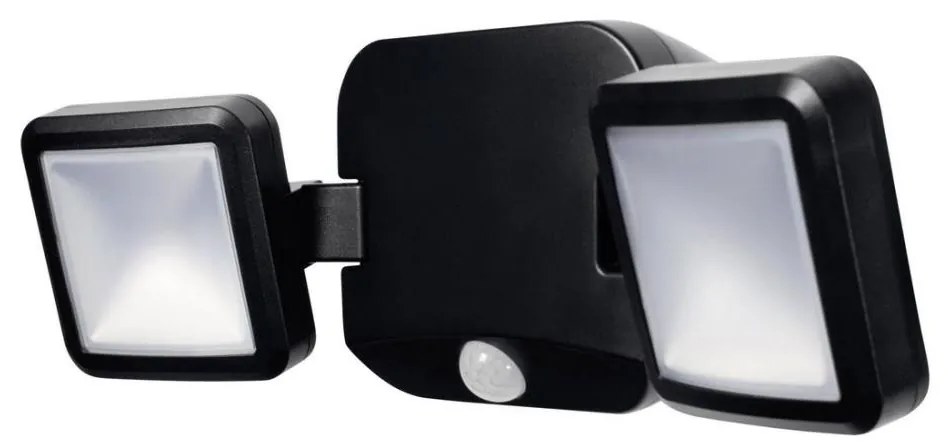 Osram - Proiettore da parete LED per esterni con sensore BATTERY 2xLED/5W/4xD IP54