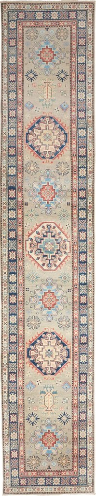 Kazak Tappeto orientale 80 x 410 (Pakistan) Annodato A Mano