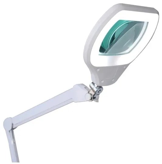 Lampada da tavolo LED dimmerabile con lente d'ingrandimento LED/12W/230V bianca