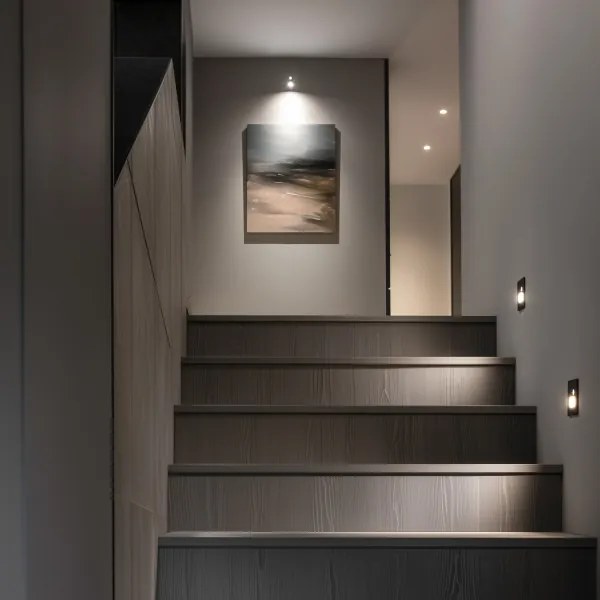 Brilagi LED lampada per scale con sensore JACK LED/3W/230V 3000/4000/6500K nero