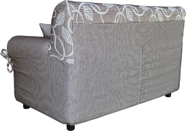 Divano 2 posti in tessuto sfoderabile 150 cm PANAMA Marrone/Beige