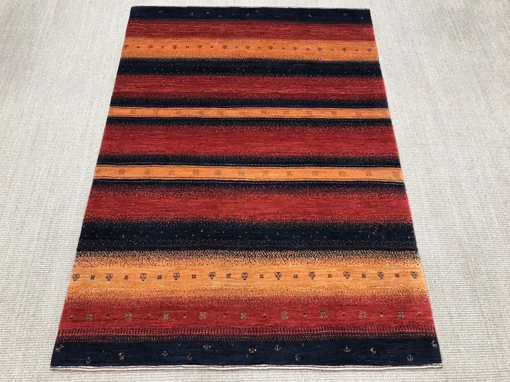 Loribaft Tappeto persiano 120x170 Rosso (Iran) Annodato A Mano