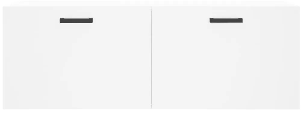 Mobile a parete bianco 100x36,5x35 cm in legno multistrato