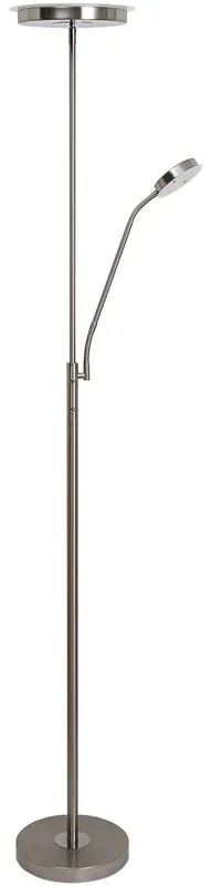 Lampada da terra con luce da lettura Safran , in alluminio, H180cm3W INSPIRE