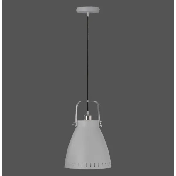 Leuchten Direkt 11059-15 - Lampadario a sospensione con filo EVA 1xE27/60W/230V diametro 21,5 cm grigio