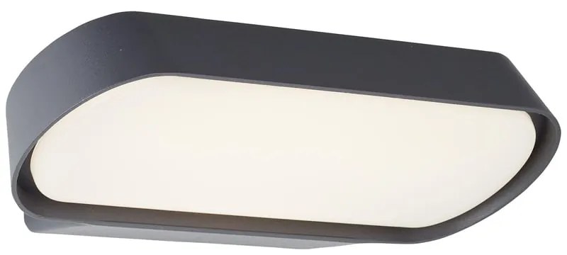 Applique LED moderno da esterno Samira nero IP44, luce bianco naturale 1200 lumen, BRILLIANT
