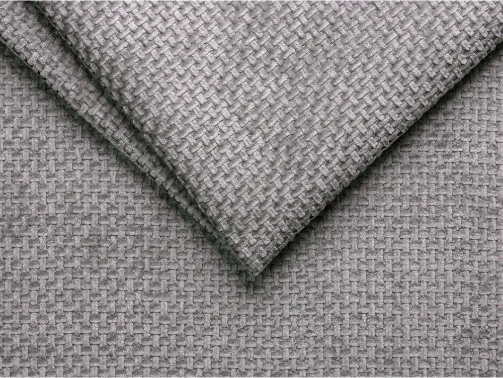 Letto matrimoniale imbottito grigio senza testiera 160x200 cm Whale – Micadoni