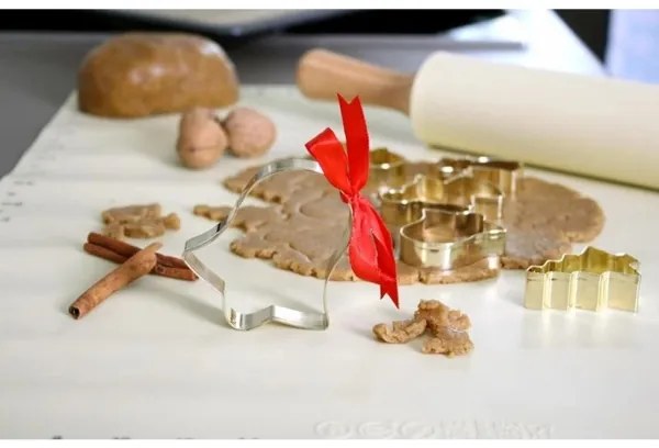 Tappetino da cucina in silicone TORO 52x42 cm crema