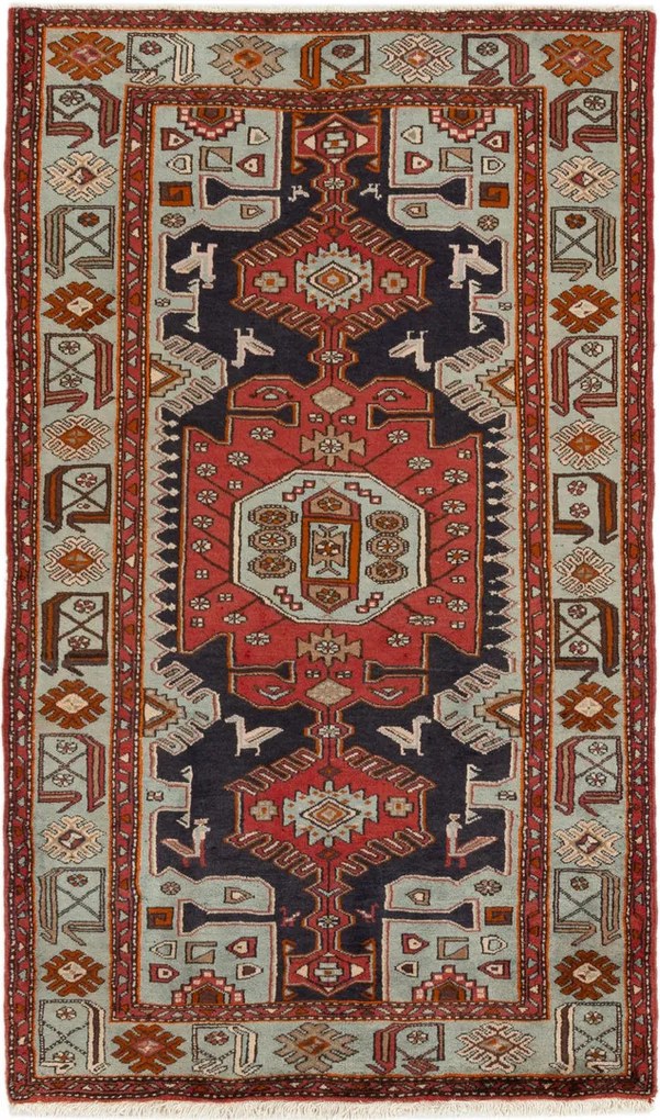 Shiraz Tappeto persiano 130x210 (Iran) Annodato A Mano