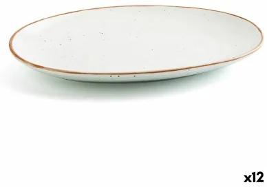 Teglia da Cucina Ariane Terra Ovale Ceramica Beige (Ø 26 cm) (12 Unità)