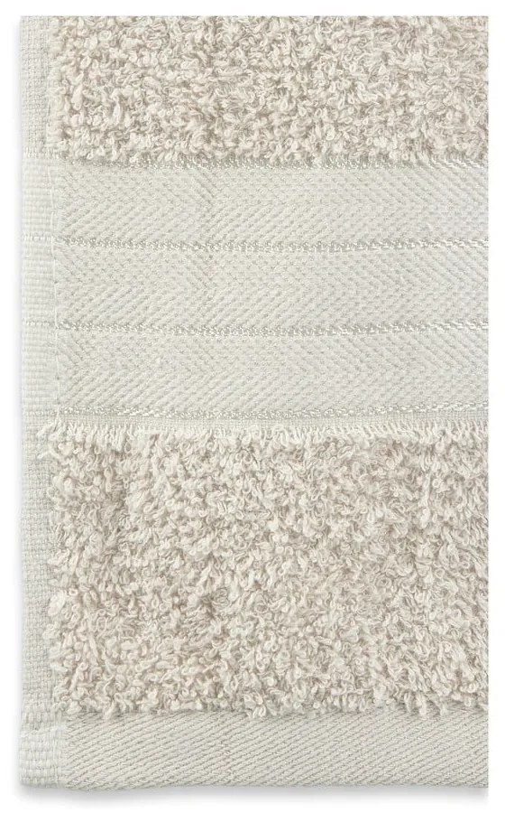 Set di 4 asciugamani in spugna di cotone beige 50x100 cm - Good Morning