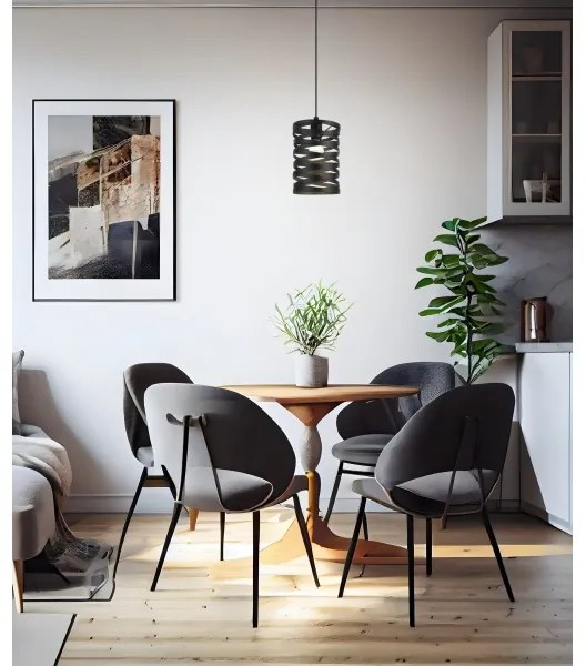 Eglo 99346 - Lampadario a sospensione con filo CREMELLA 1xE27/40W/230V