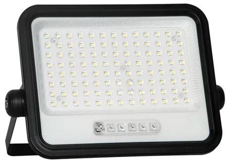 Faretto solare dimmerabile LED/200W/3,2V IP65 10000 mAh nero + telecomando