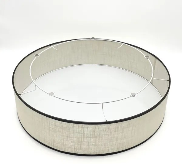 Brilagi - LED Plafoniera BELLADONNA 3xE27/15W/230V diametro 50 cm color crema/quercia