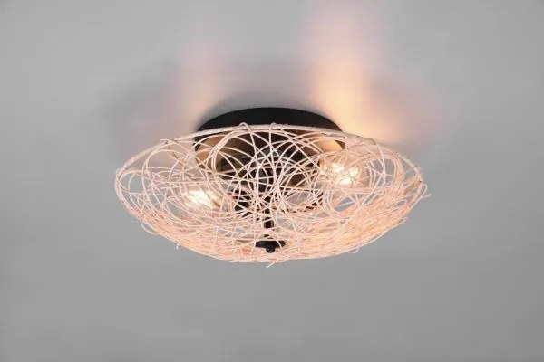 Lovis applique in rattan naturale d. 40cm