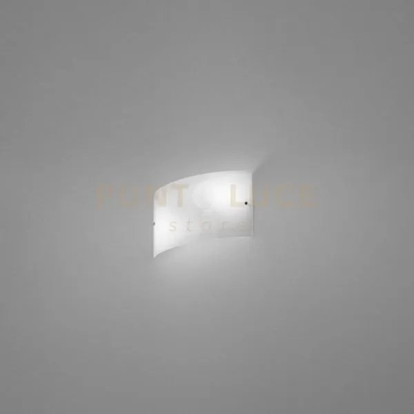 Michela a/p applique a parete in vetro 1 luce attacco e27 27cm
