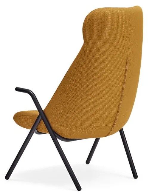 Poltrona gialla , altezza 114 cm Dins - Teulat