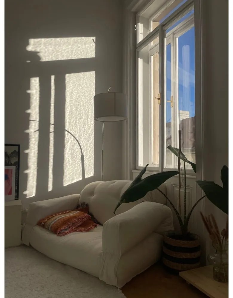 Poltrona in lino beige Hippo - Karup Design