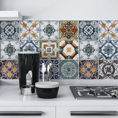 Decori retrò | Adesivi per piastrelle