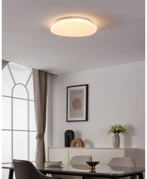 Eglo 900128 - Plafoniera LED RGBW dimmerabile SILERAS-Z LED/21,6W/230V