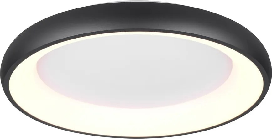 Plafoniera a LED dimmerabile nera Cardona - Trio