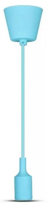 Lampadario su filo 1xE27/60W/230V blu