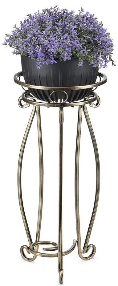 Portafiori 62x28 cm oro