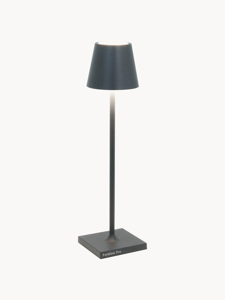 Lampada da tavolo portatile a LED con luce regolabile Poldina