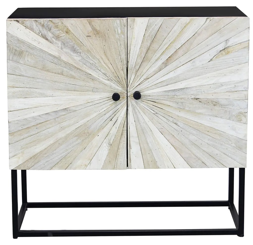 SPIRAL - madia 2 ante legno e ferro