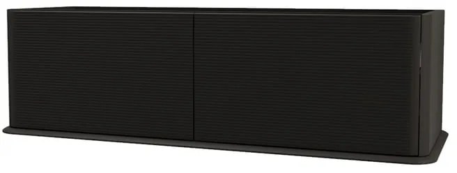 Mobile da bagno sotto lavabo BADEN HAUS Bohemia nero laccato opaco L 144 x H 42 x P 50 cm 2 cassetti, lavabo non incluso