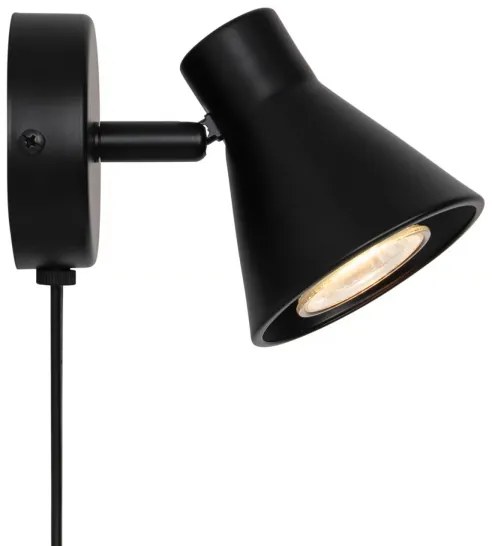Nordlux - Lampada da parete EIK 1xGU10/35W/230V nera