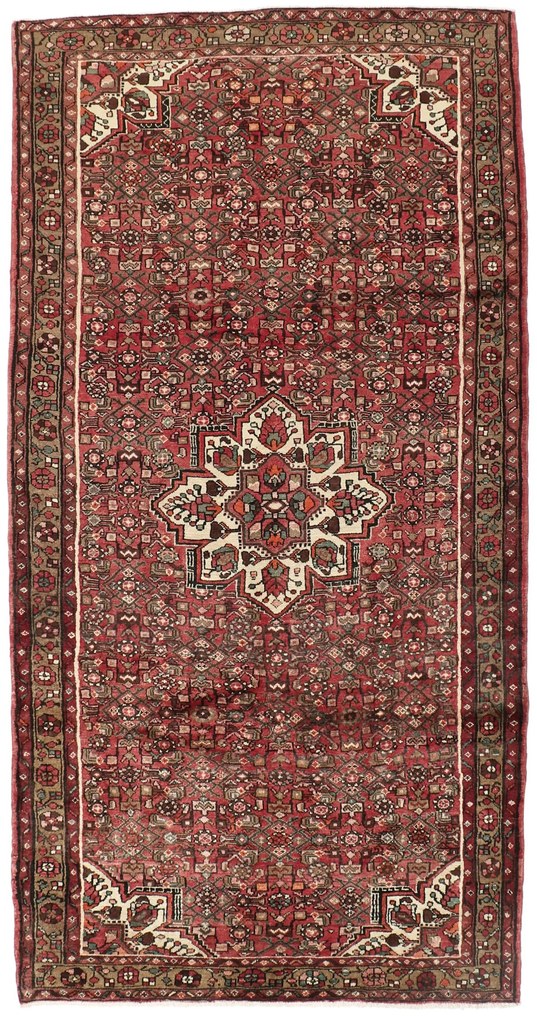 Hamedan Tappeto 160x320 (Iran) Annodato A Mano