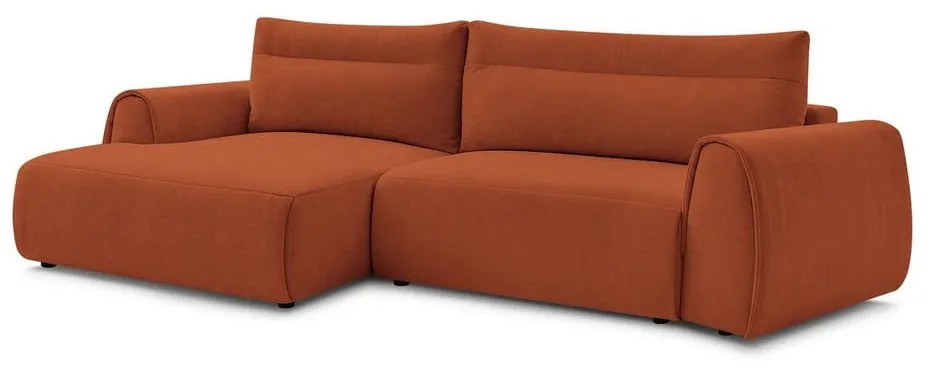 Divano angolare arancione Aden – Bobochic Paris