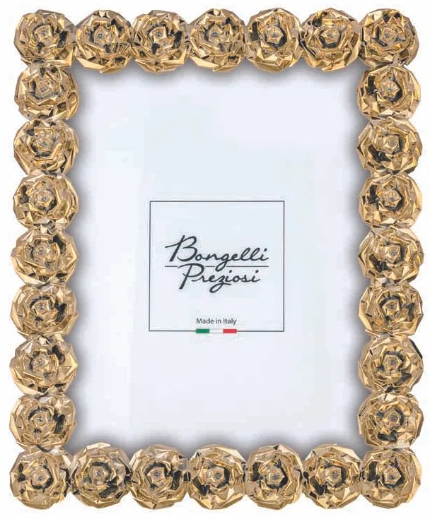 Bongelli preziosi portafoto cornice con rose Collezione Rose design ORO