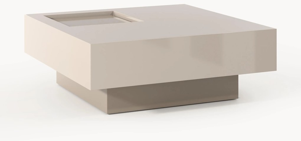 Tavolino da salotto con spazio storage Alessa, larg. 90 cm