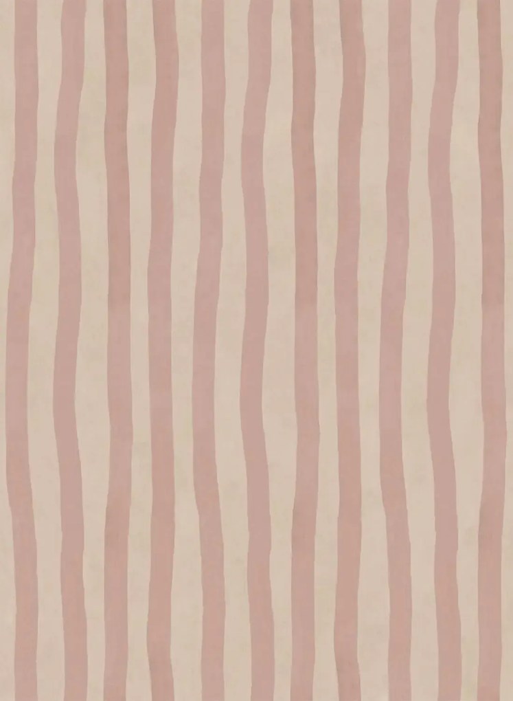 House of Hackney Carta da parati Artists Stripe - Sakura/ Astrantia