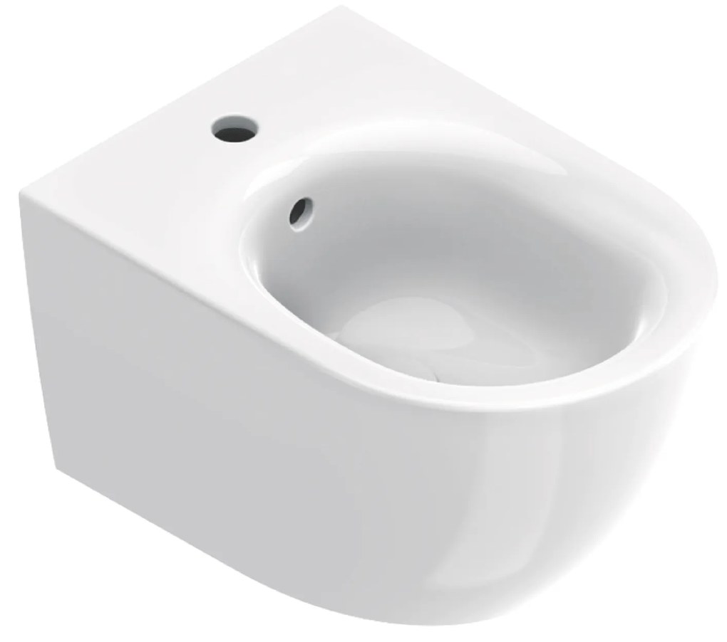 Bidet Sospeso Ceramica Catalano "Sfera 50" Bianco Lucido