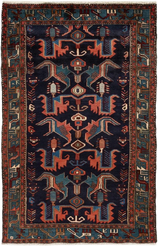 Shiraz Tappeto 140 x 210 (Iran) Annodato A Mano