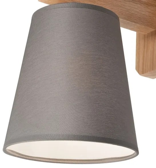 Applique ANDREA 1xE27/60W/230V quercia/grigio
