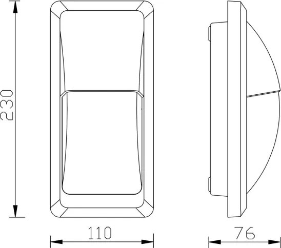 Top Lampada Avila D - Applique a LED da esterno LED/12W/230V IP65