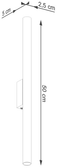 Sollux SL.1179 - Applique PASTELO 2xG9/8W/230V oro